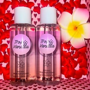 2 PINK Tropic Vanilla Body mist
